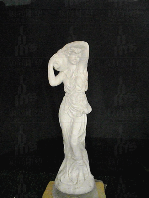 【天天特价】欧式大型人物雕塑家居酒店ktv水景装饰扛